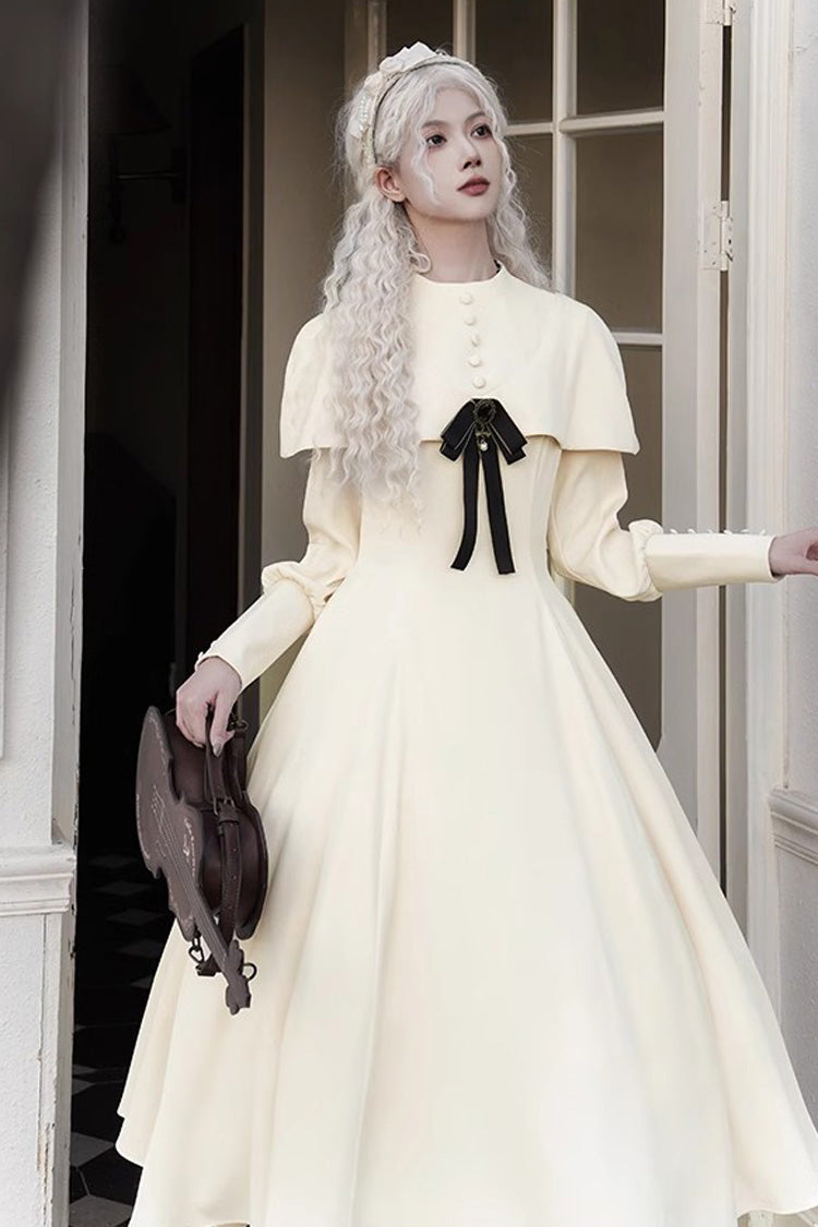 Gothic Lolita Dress - Thirteenth Evening, Ivory, Long Sleeves - additional product view 3
