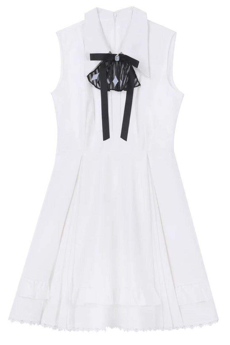 Gothic Lolita Dress - White/blue Gradient Print, 2 Colors, Sweet Style, Ruffled, Printed - additional product view 10