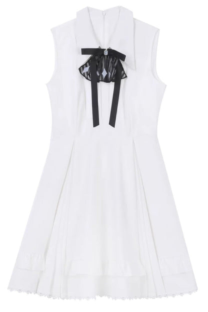 Gothic Lolita Dress - White/blue Gradient Print, 2 Colors, Sweet Style, Ruffled, Printed - additional product view 10
