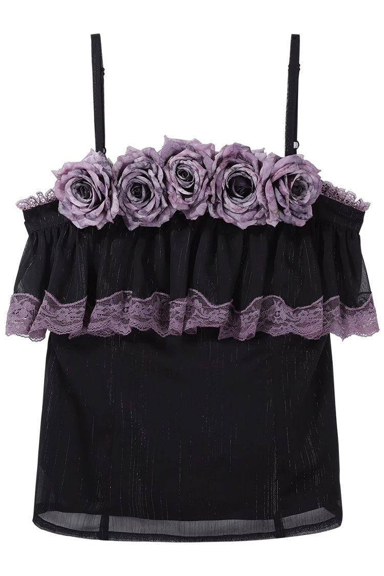 Gothic Lolita Skirt - Angel Garden, 2 Colors, Printed, Sweet Style, Bow Detail - additional product view 5