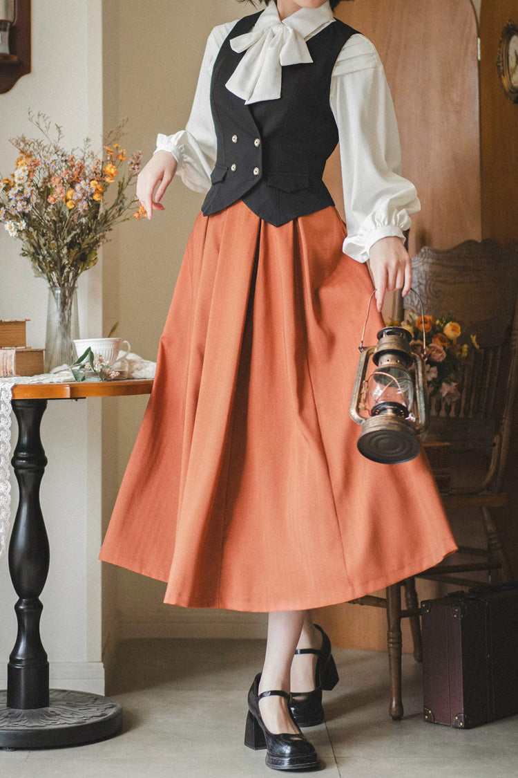 Gothic Lolita Skirt - Basket Of The Forest, 4 Colors, High Waist, Classic Style - additional product view 10