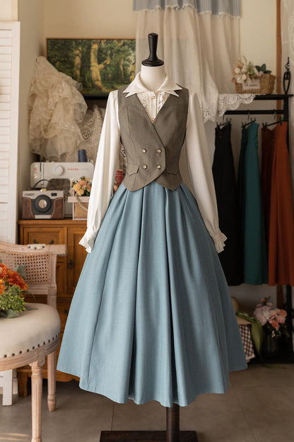 Gothic Lolita Skirt - Basket Of The Forest, 4 Colors, High Waist, Classic Style - additional product view 11
