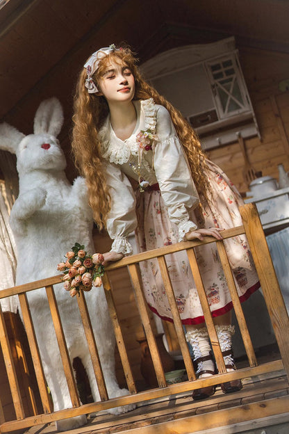 Gothic Lolita Skirt - Forest Illustrated Book, 3 Colors, Sweet Style, Printed - additional product view 10