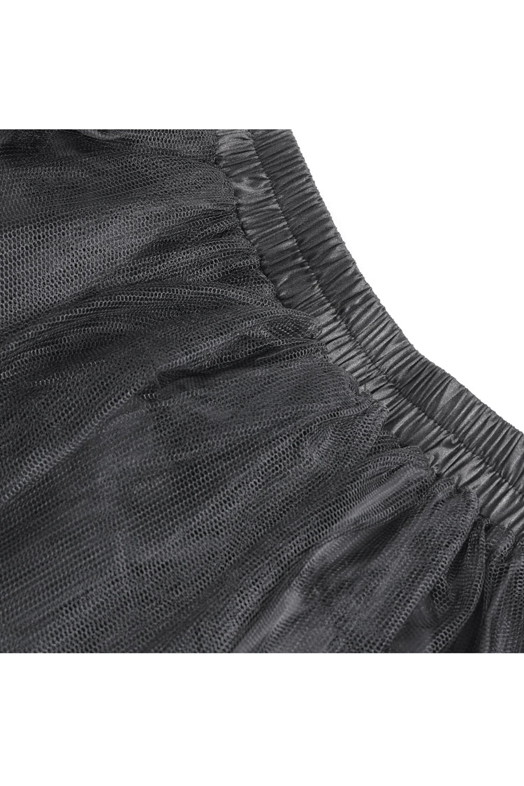 Gothic Lolita Skirt - Hollow, Black, Women's Style, Lace Trim - additional product view 12