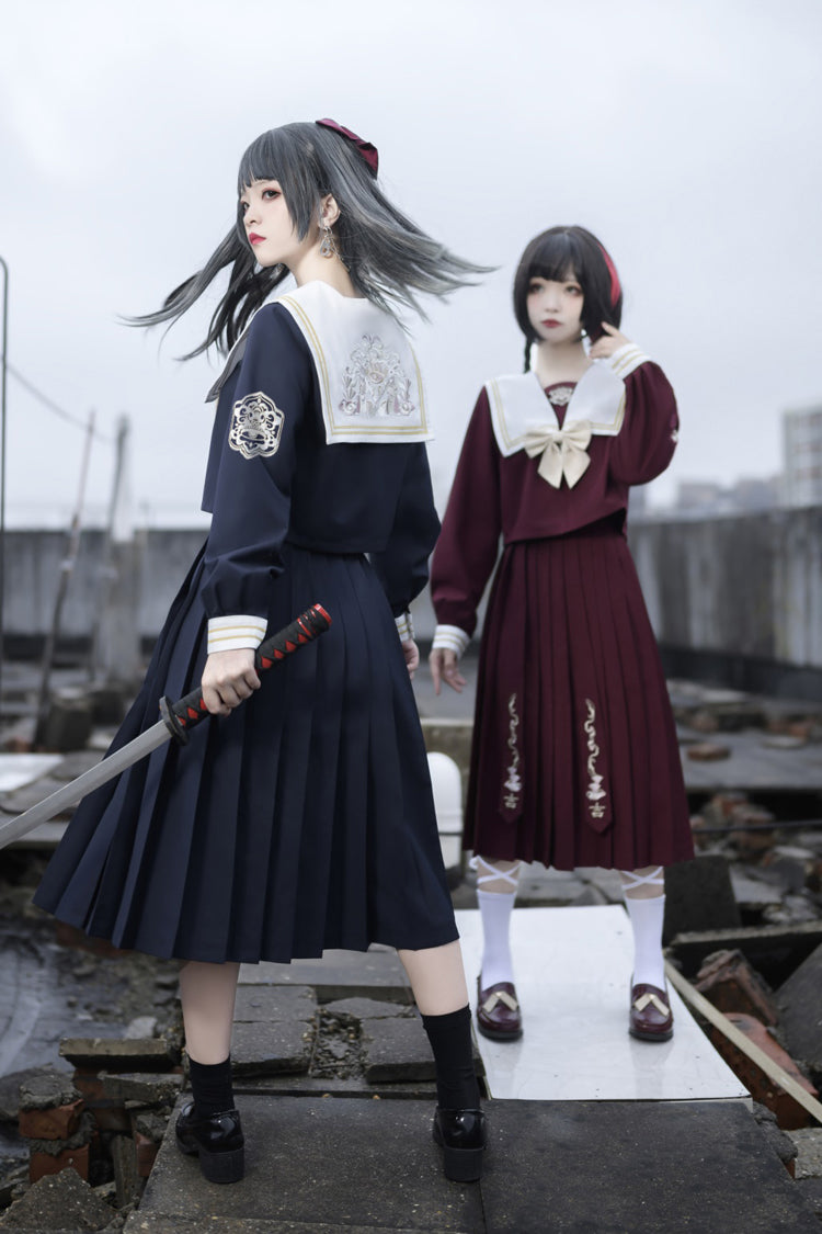 Gothic Lolita Skirt - Japanese, 2 Colors, Bow Detail, Ruffled, Sweet Style - additional product view 4
