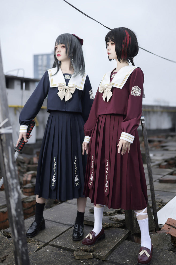 Gothic Lolita Skirt - Japanese, 2 Colors, Bow Detail, Ruffled, Sweet Style - additional product view 5