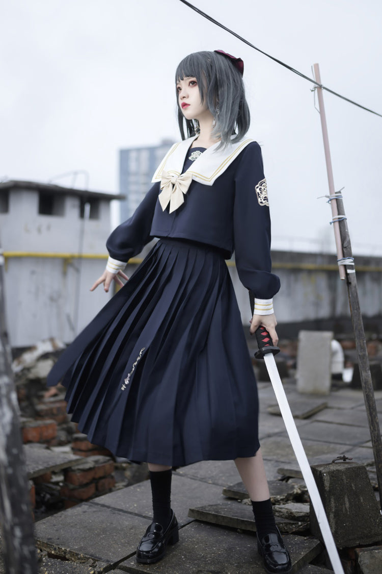 Gothic Lolita Skirt - Japanese, 2 Colors, Bow Detail, Ruffled, Sweet Style - additional product view 6