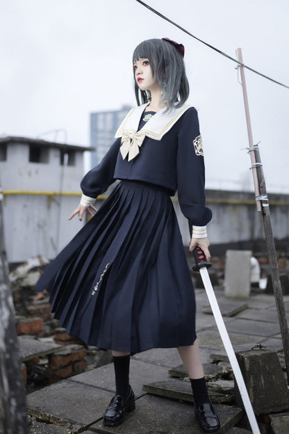 Gothic Lolita Skirt - Japanese, 2 Colors, Bow Detail, Ruffled, Sweet Style - additional product view 6