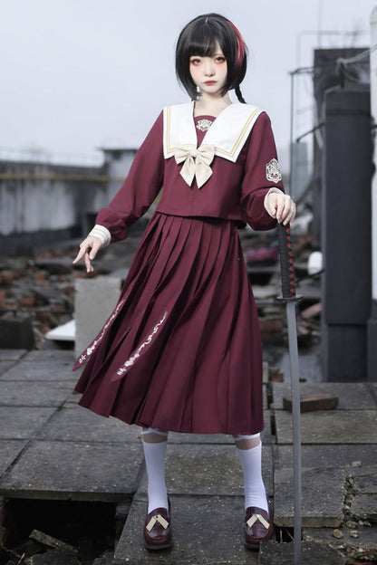 Gothic Lolita Skirt - Japanese, 2 Colors, Bow Detail, Ruffled, Sweet Style - additional product view 10