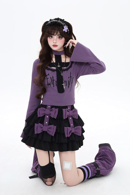 Gothic Lolita Skirt - Kozaya Nana, 2 Colors, Ruffled, Layered, Sweet Style - additional product view 9