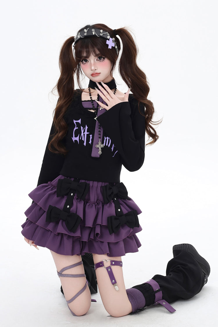 Gothic Lolita Skirt - Kozaya Nana, 2 Colors, Ruffled, Layered, Sweet Style - additional product view 10