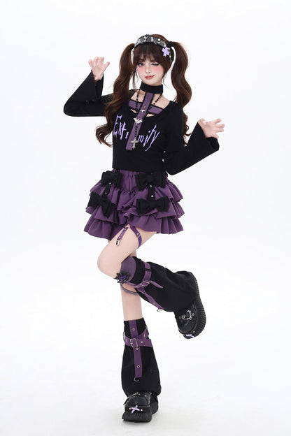 Gothic Lolita Skirt - Kozaya Nana, 2 Colors, Ruffled, Layered, Sweet Style - additional product view 12