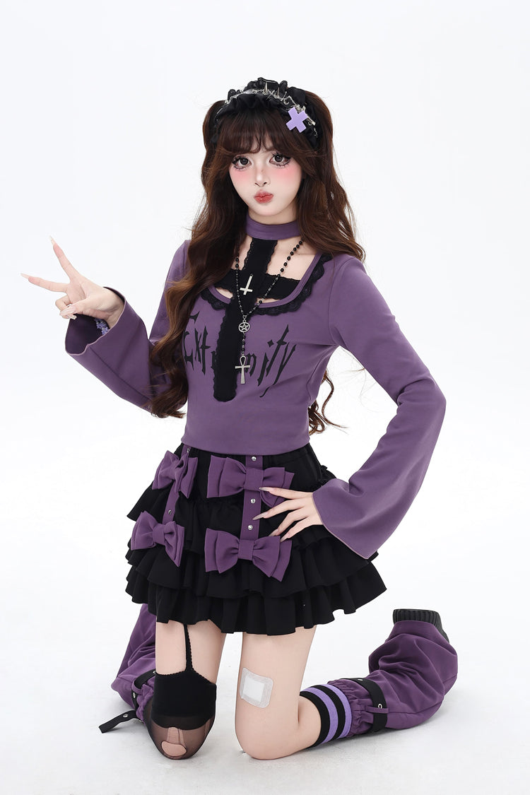 Gothic Lolita Skirt - Kozaya Nana, 2 Colors, Ruffled, Layered, Sweet Style - additional product view 17