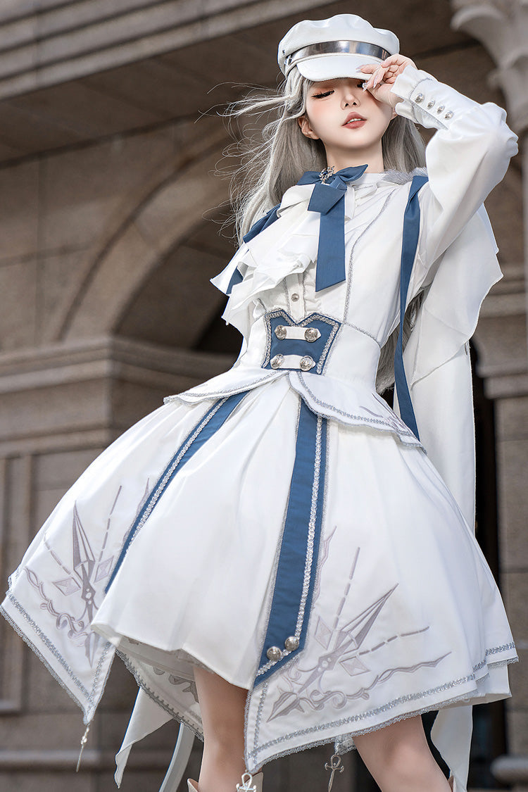 Gothic Lolita Skirt - Star Knight, 2 Colors, Printed, Punk Style - additional product view 4