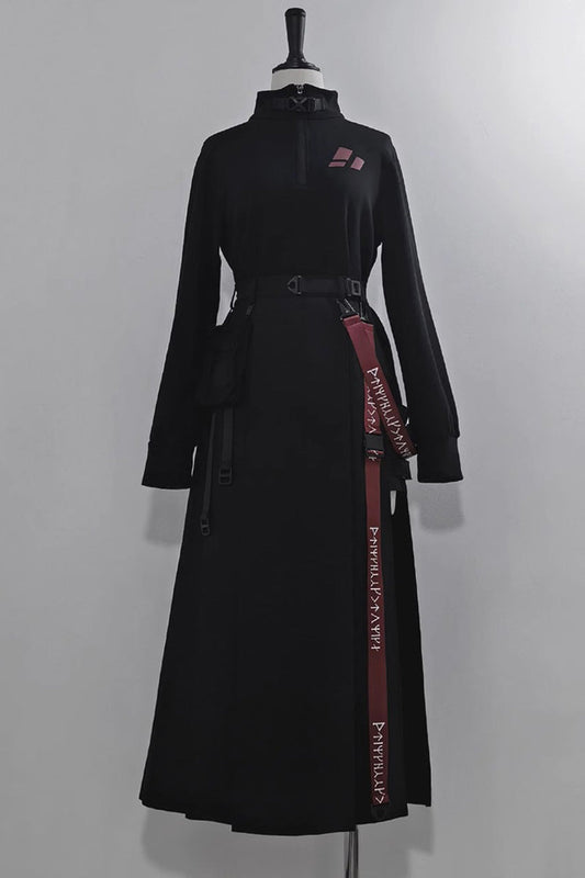 Gothic Lolita Skirt - Unmarked Blade, Black - Tea Party Skirt - additional product view 2