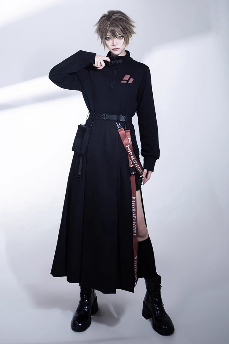 Gothic Lolita Skirt - Unmarked Blade, Black - Tea Party Skirt - additional product view 3