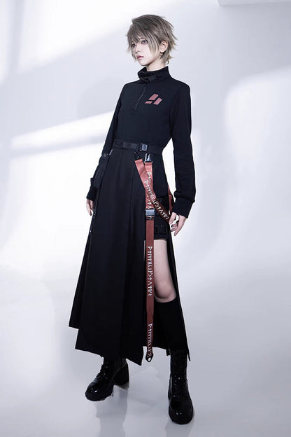 Gothic Lolita Skirt - Unmarked Blade, Black - Tea Party Skirt - additional product view 5