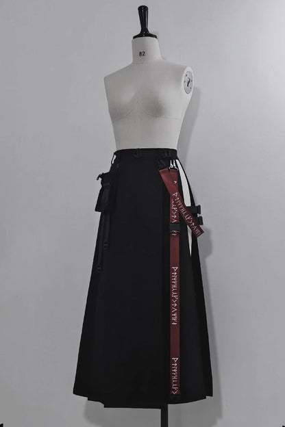 Gothic Lolita Skirt - Unmarked Blade, Black - Tea Party Skirt - main product image
