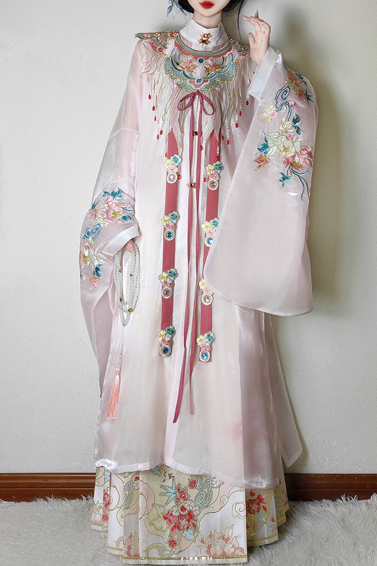 Gothic Outfit Set - Collar High Waisted Print, Pink, High Waist, Women's Style - additional product view 2
