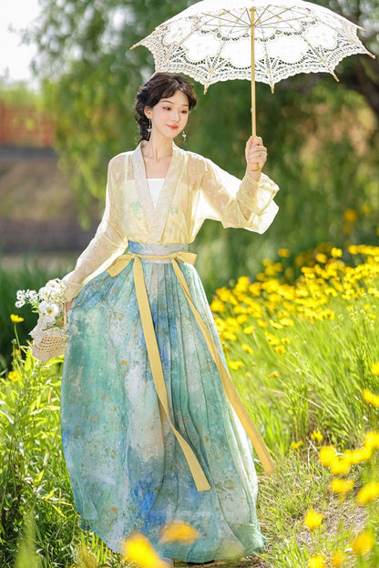 Gothic Outfit Set - Multi-Color, High Waist, Women's Style, Chinese-Inspired Style - additional product view 4