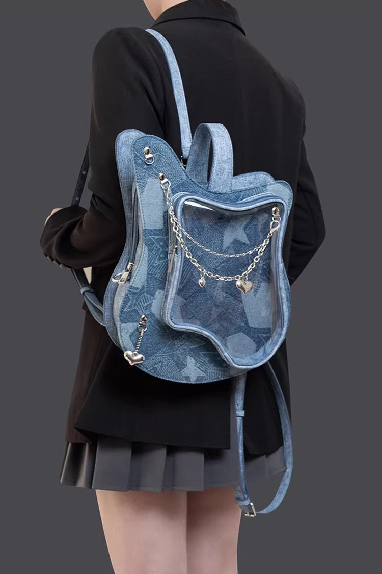 Japanese Fashion Itabag - Guitar Heart Printed, 3 Colors, Sweet Style - additional product view 7
