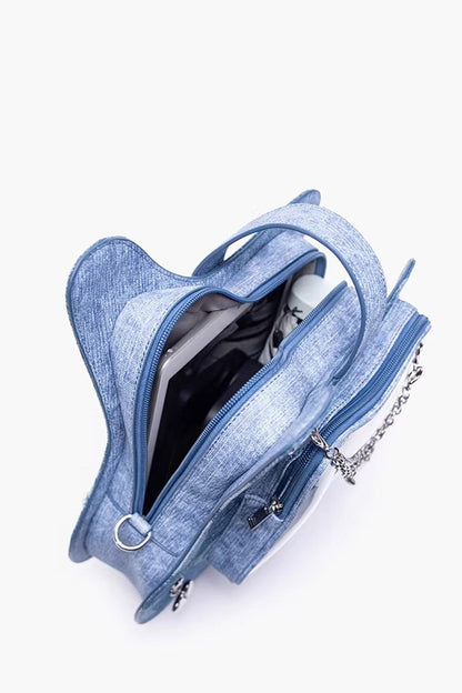 Japanese Fashion Itabag - Guitar Heart Printed, 3 Colors, Sweet Style - additional product view 9