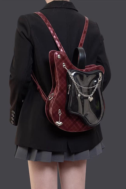 Japanese Fashion Itabag - Guitar Heart Printed, 3 Colors, Sweet Style - additional product view 10