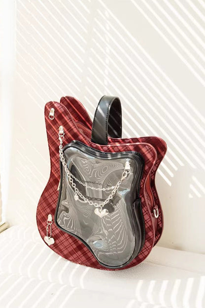 Japanese Fashion Itabag - Guitar Heart Printed, 3 Colors, Sweet Style - additional product view 12