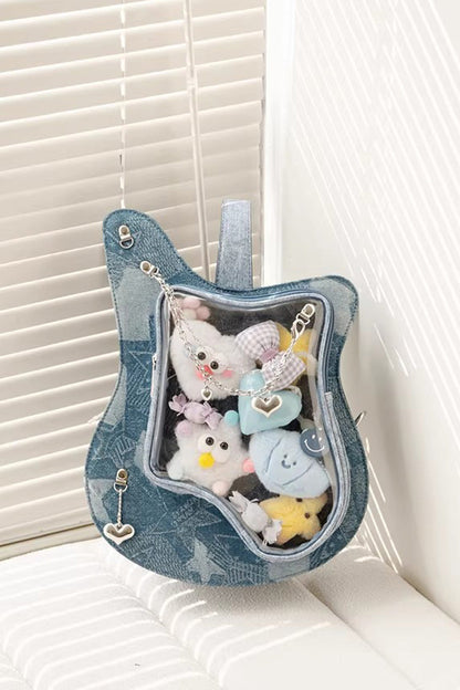 Japanese Fashion Itabag - Guitar Heart Printed, 3 Colors, Sweet Style - additional product view 13