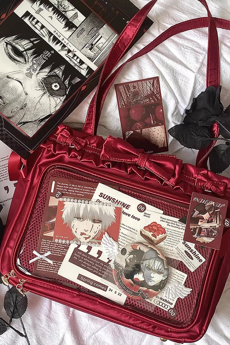 Kawaii Display Itabag - Ballet Holiday, 10 Colors, Ruffled, Sweet Style - One-Size Red option