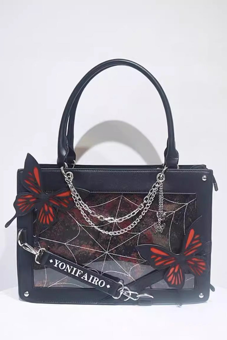 Kawaii Display Itabag - Maze Butterfly, 14 Colors, Gothic Style - One-Size Black/Red option