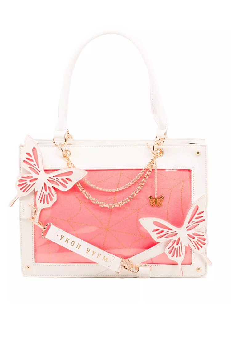 Kawaii Display Itabag - Maze Butterfly, 14 Colors, Gothic Style - One-Size White/Red option