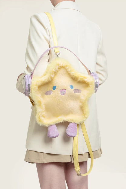 Kawaii Display Itabag - Plush Headphone Star, Yellow, Embroidered, Sweet Style - additional product view 6