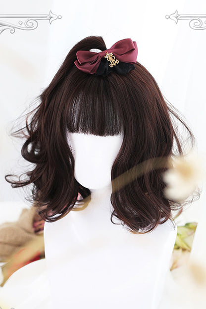 Kawaii Fashion Wig - Air Bangs, Brown, Sweet Style - Daily and Convention Styling - additional product view 3