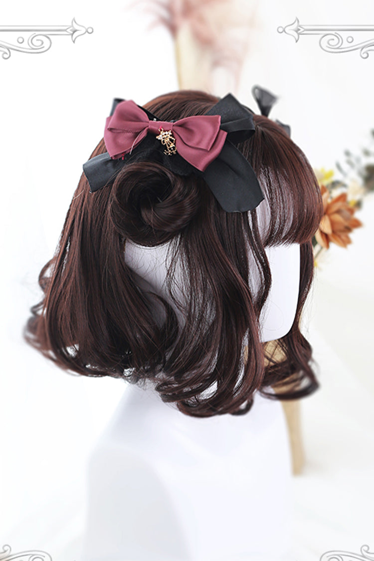 Kawaii Fashion Wig - Air Bangs, Brown, Sweet Style - Daily and Convention Styling - additional product view 4