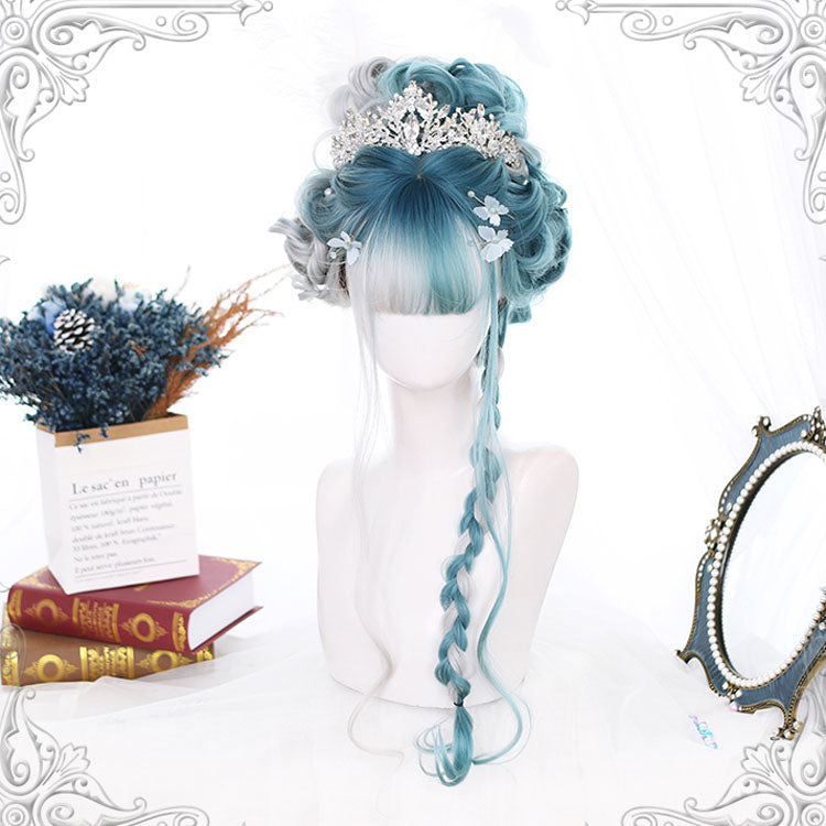 Kawaii Fashion Wig - And Gray Natural Gradient, 2 Colors, Classic Style - main product image