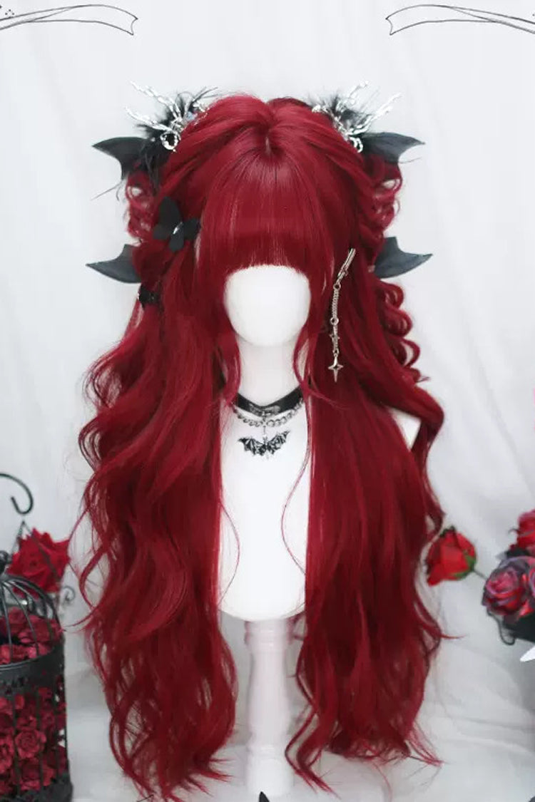 Kawaii Fashion Wig - Big Wave, Red, Sweet Style - Lolita Coordinate Hair - main product image