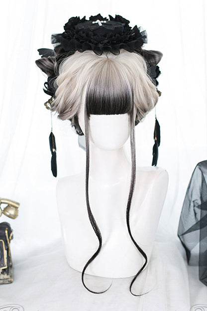 Kawaii Fashion Wig - /black Gradient, 2 Colors, Classic Style, Sweet Style - additional product view 2