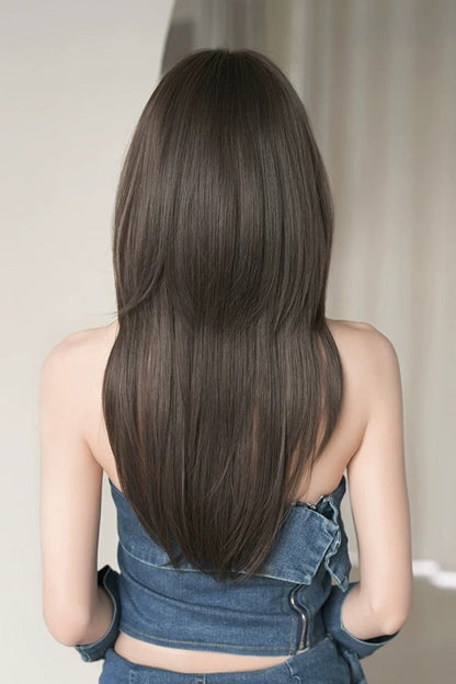 Kawaii Fashion Wig - Cool Brown Japanese Style High, Brown, Sweet Style - additional product view 4
