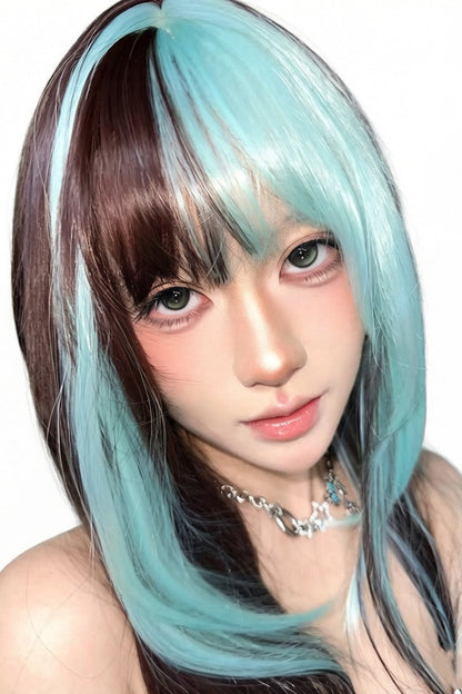 Kawaii Fashion Wig - Daily Straight Highlighted, 2 Colors, Sweet Style - additional product view 3