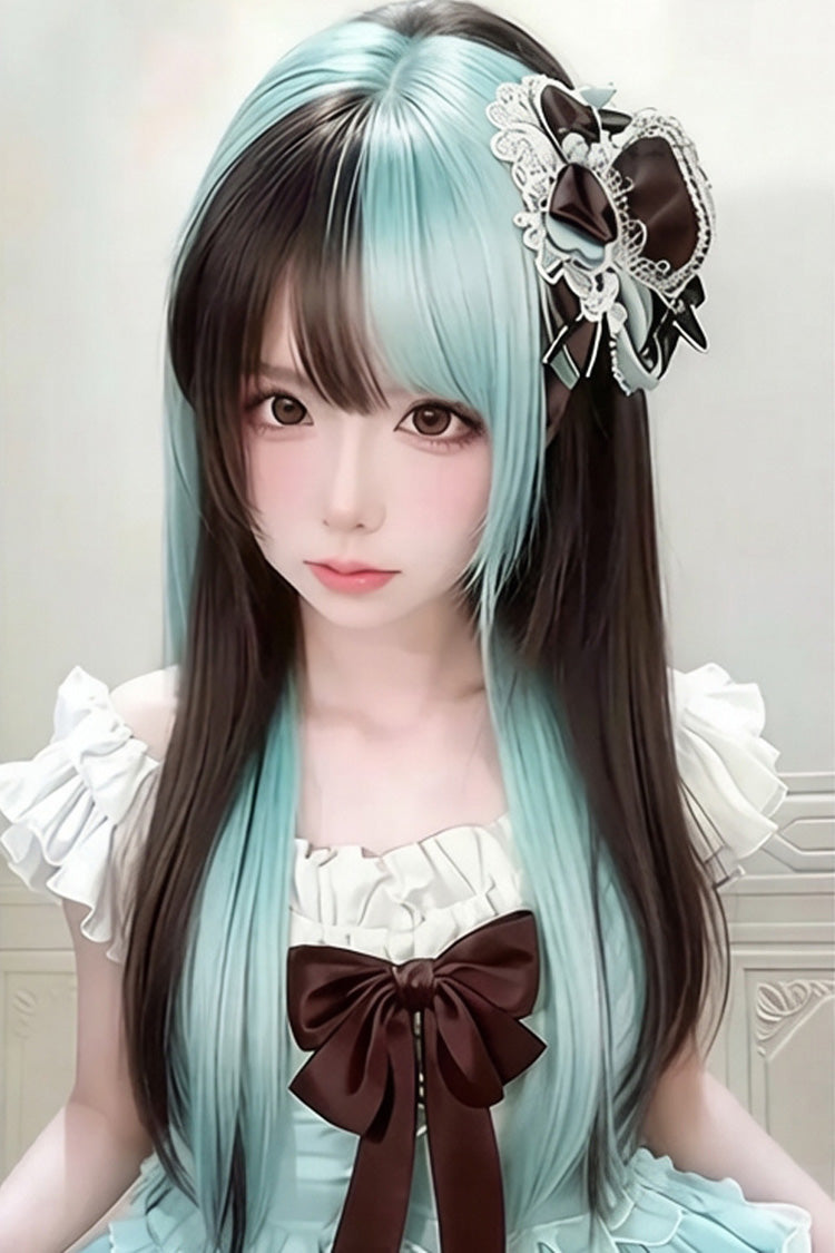 Kawaii Fashion Wig - Daily Straight Highlighted, 2 Colors, Sweet Style - main product image