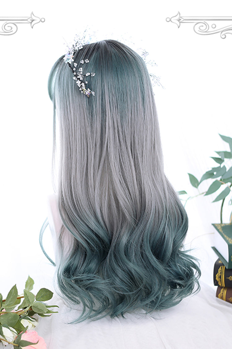 Kawaii Fashion Wig - Gradient Gray Big Wavy, 2 Colors, Classic Style - additional product view 3