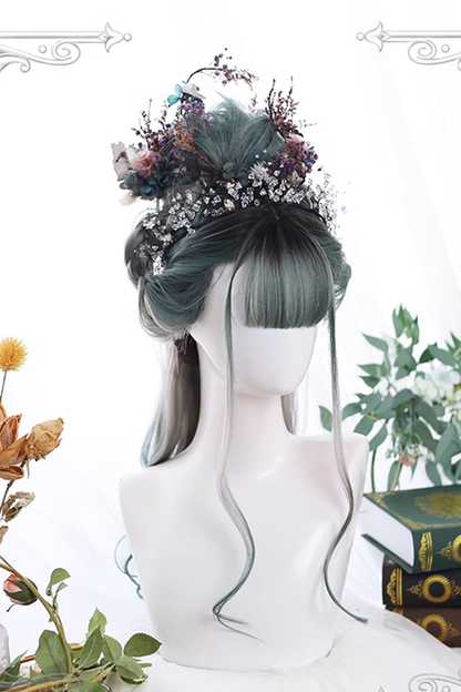 Kawaii Fashion Wig - Gradient Gray Big Wavy, 2 Colors, Classic Style - additional product view 4