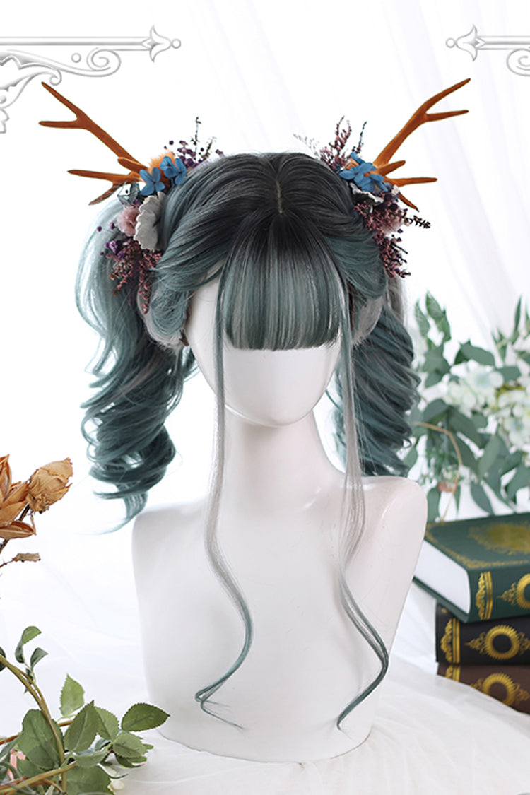 Kawaii Fashion Wig - Gradient Gray Big Wavy, 2 Colors, Classic Style - main product image