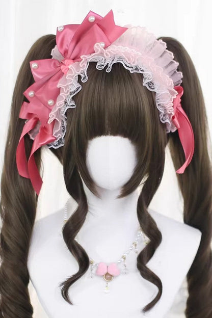 Kawaii Fashion Wig - Hazelnut Ash Brown, Brown, Sweet Style - Daily and Convention Styling - additional product view 3