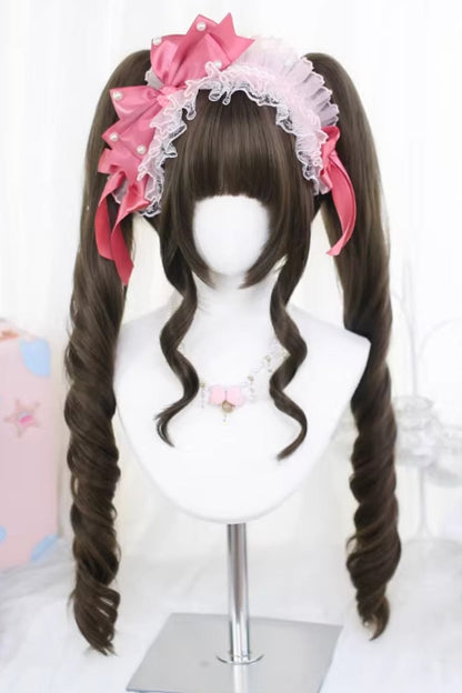 Kawaii Fashion Wig - Hazelnut Ash Brown, Brown, Sweet Style - Daily and Convention Styling - main product image