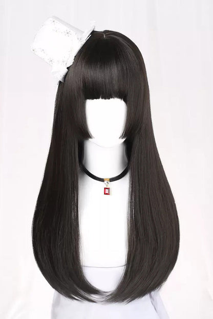 Kawaii Fashion Wig - Hime Cut, Black, Gothic Style - Lolita Coordinate Hair - main product image