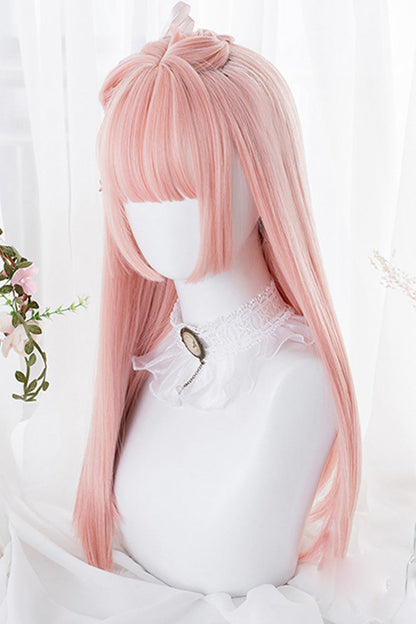 Kawaii Fashion Wig - Hime Cut, Pink, Sweet Style - Lolita Coordinate Hair - additional product view 2