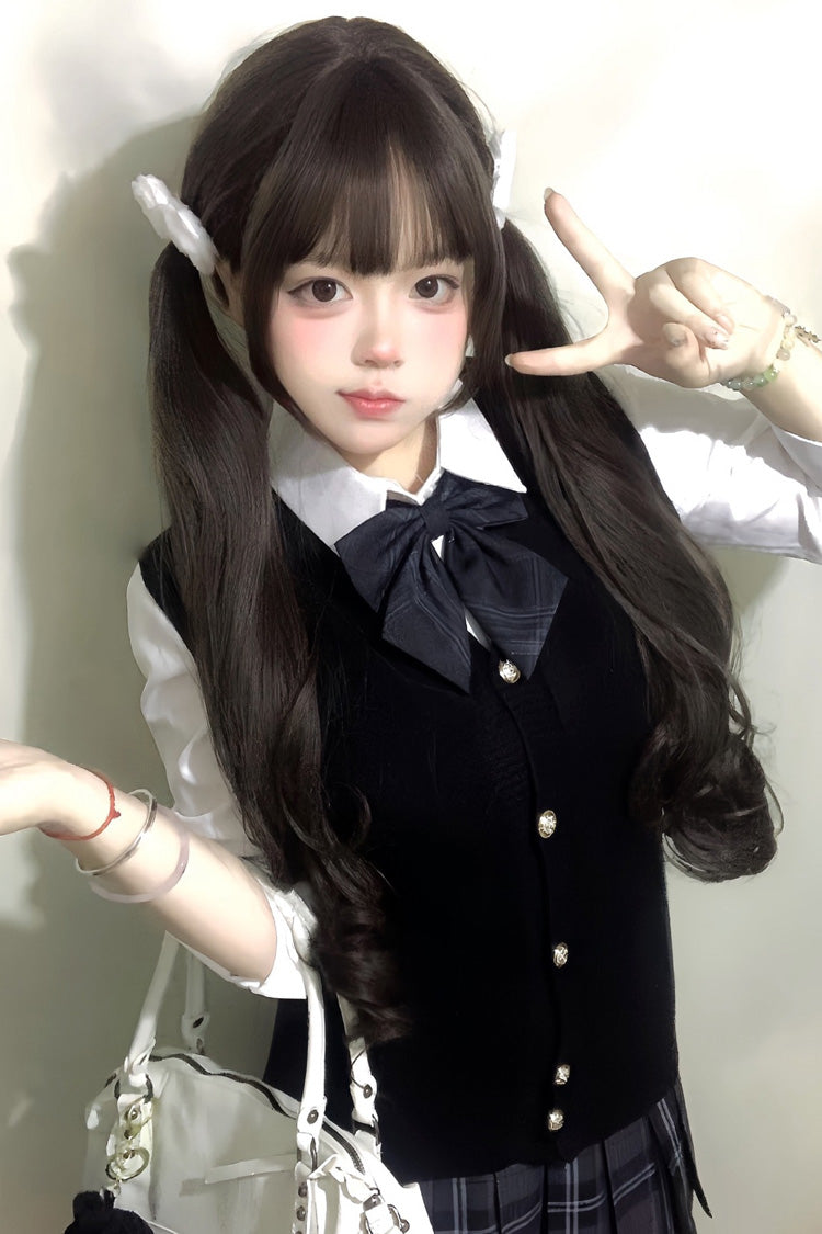 Kawaii Fashion Wig - Japanese-style Soft Air Bangs, 2 Colors, Sweet Style - additional product view 4