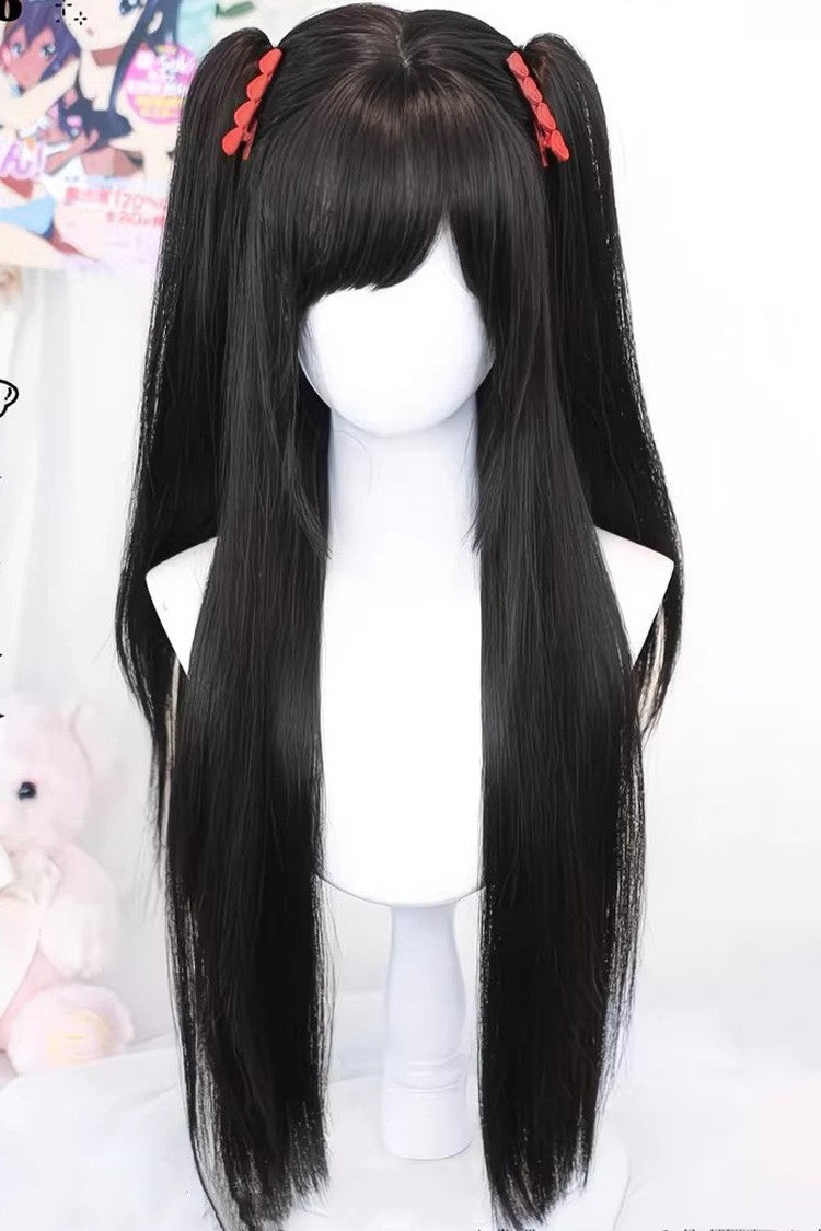 Kawaii Fashion Wig - Kawaii Anime-style, 2 Colors, Sweet Style - One-Size Natural-Black option